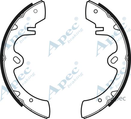 APEC BRAKING Bremžu loku komplekts SHU343